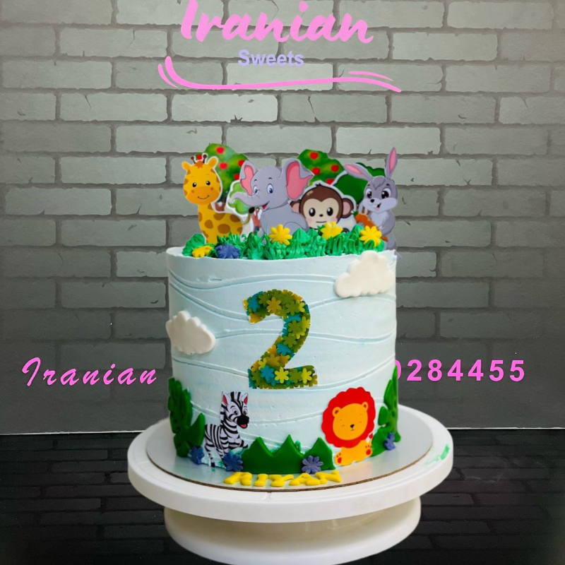 Jungle birthday cake Main Image